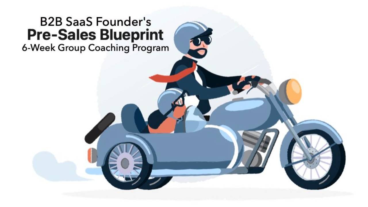 Intro slide of B2B SaaS Founder's Path To Pre-Payment Monetization Course